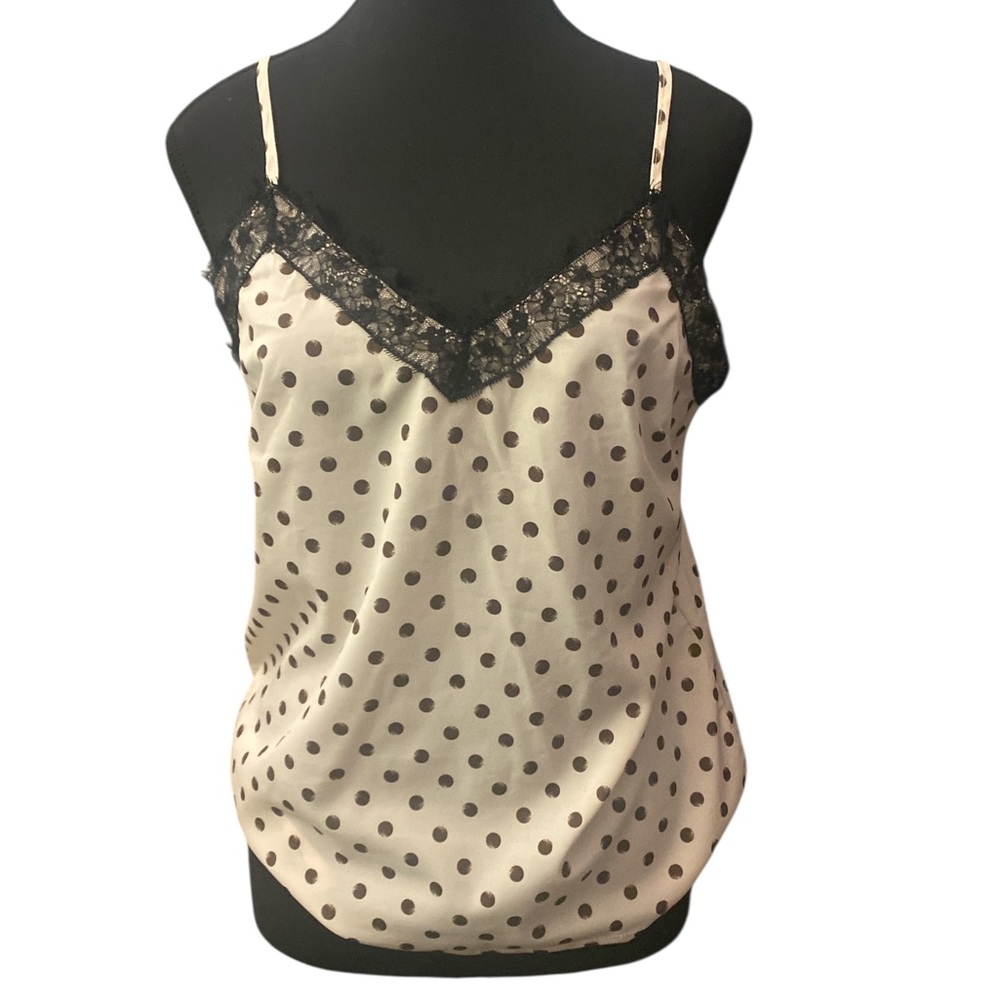 Topshop Cream Lace Relaxed Camisole GUC 6